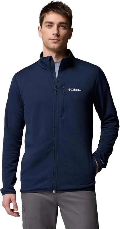 Columbia Essential Hike Grid Fleece Full Zip, Veste Polaire Entièrement Zippée pour Homme — Vetements ski