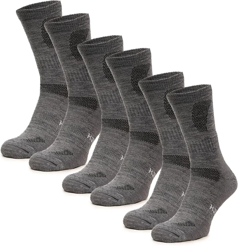Merino.tech 3 Paires Chaussettes Laine Merinos Homme et Femme — Vetements ski