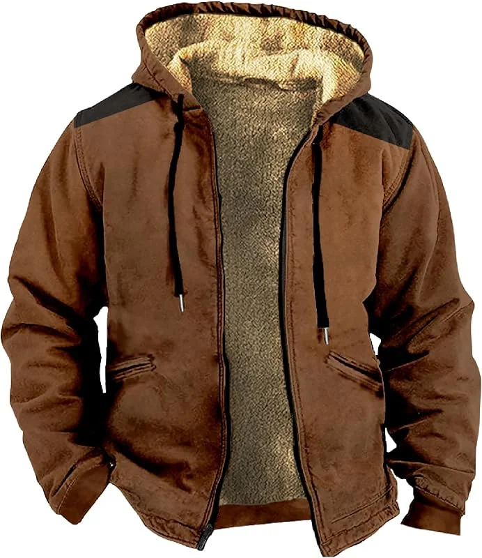 TOFOTL Blouson Homme Hiver, Polaire, Cadeau Homme, D'intérieur Froid Chaude D'interieur Jacket — Vetements ski
