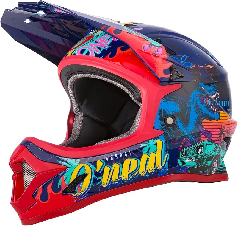O'NEAL, Casque de vélo de Montagne, Enfants, VTT Downhill, Coque en ABS, aérations pour Une Ventilation et Un Refroidissement optimaux, Norme de sécurité EN1078, Casque Sonus Youth — Equipement ski