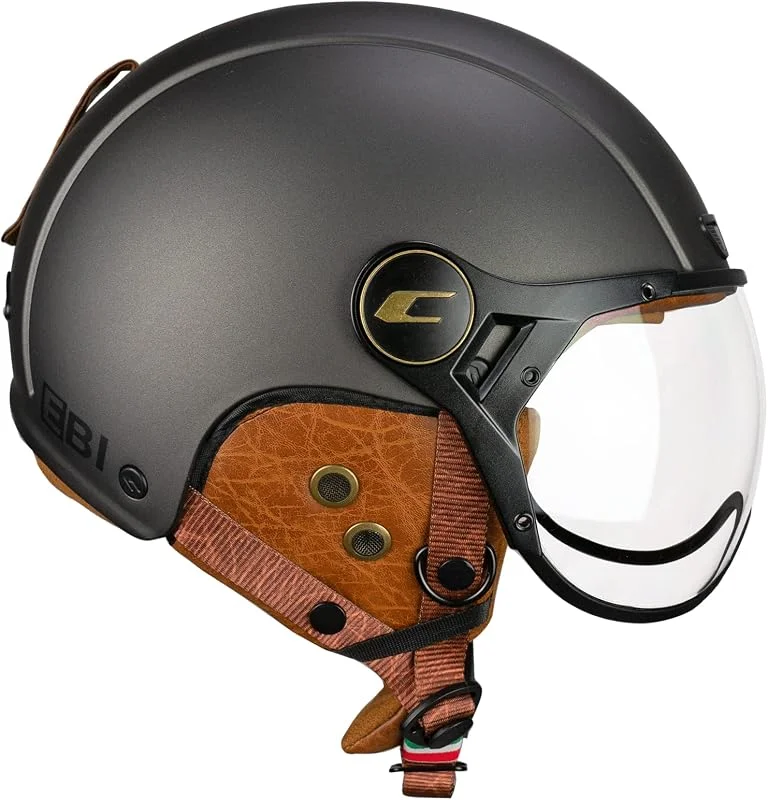 CGM EBI Casque de Ski Unisexe pour Adulte, Graphite Satin, L (59cm) — Equipement ski