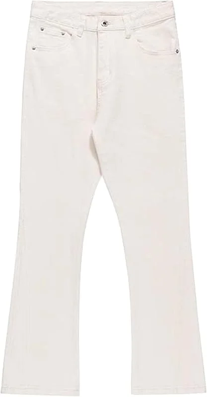 Générique Hommes Casual Vintage éVasé Pantalons Hommes Taille Haute éVasé Jeans Homme Stretch Slim Jeans — Vetements ski