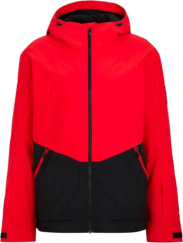 Ziener Tobin-z Veste de Ski, Snowboard, Respirante et imperméable, Rouge, 50 Hommes — Vetements ski