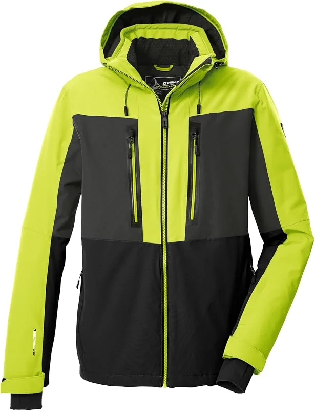 Killtec Ksw 48 Mn Ski Jckt Veste de ski, veste fonctionnelle avec capuche détachable et jupe pare-neige Homme — Vetements ski