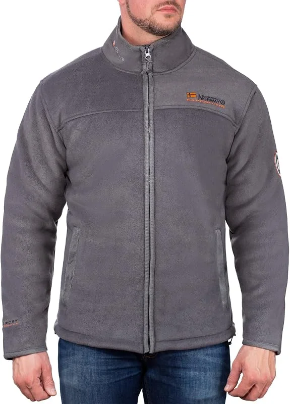 Geographical Norway veste polaire homme capuche cachée col montant trekking — Vetements ski