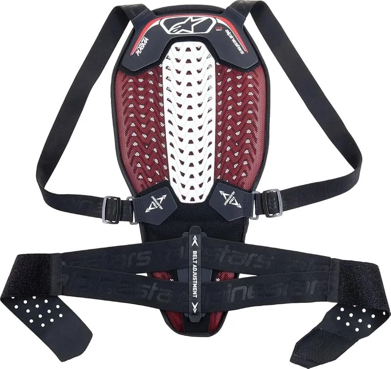 Alpinestars Nucleon Plasma Protection dorsale, schwarz, weiß, M — Equipement ski