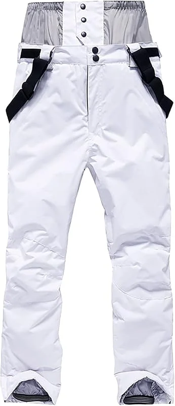 Pantalon de ski en coton pour l'hiver, chaud, épais, avec isolation et protection contre l'eau, pour homme et femme — Vetements ski
