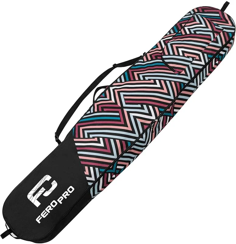 Ferocity Sac de Snowboard Premium Sac à Dos de Ski 170 cm pour Femme avec Poche zippée et bandoulière Housse pour équipement de Sports d'hiver [051] — Equipement ski