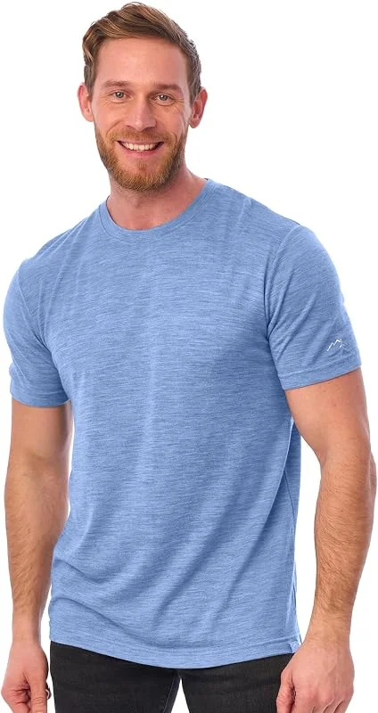 Merino.tech 100% T Shirt Merinos Homme - sous Vetement Merinos Lightweight — Vetements ski