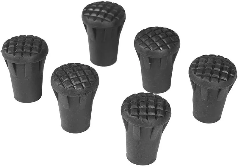 Baton De Marche Black Diamond Accessoire, Embout Baton De Marche, Puntas Goma Bastones Senderismo, Tbe Casquette De Bâton De Randonnée, 6Pcs, Set PVC Rempment en Plein Air Randonnée De Randonnée — Equipement ski