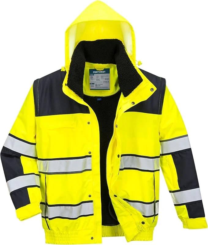 Portwest Bomber Jacket EN471 HiVis 3in1 Org Lge pour Homme — Vetements ski
