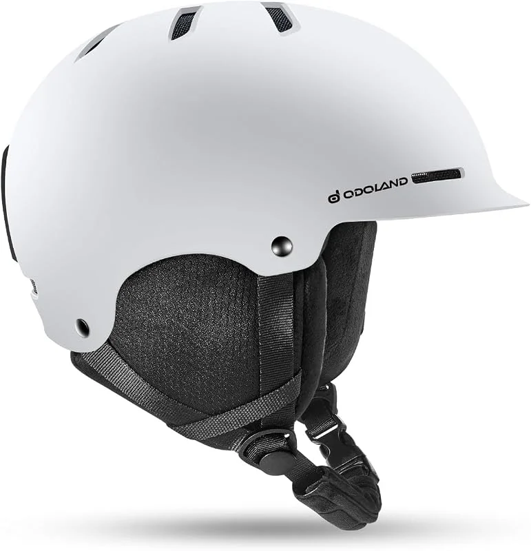 Odoland Casque de Ski pour Homme et Femme, Casque de Snowboard Réglable, Certifié ASTM, Compatible avec Lunettes de Ski, pour Ski, Snowboard — Equipement ski