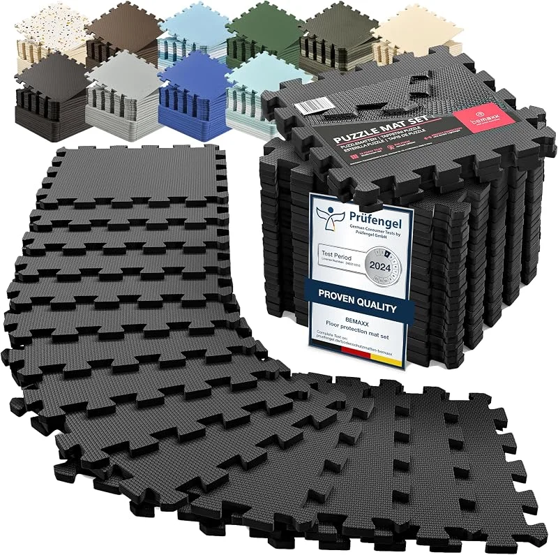 bemaxx Tapis de Fitness Protection de Sol Salle de Sport - Dalles en Mousse — Vetements ski