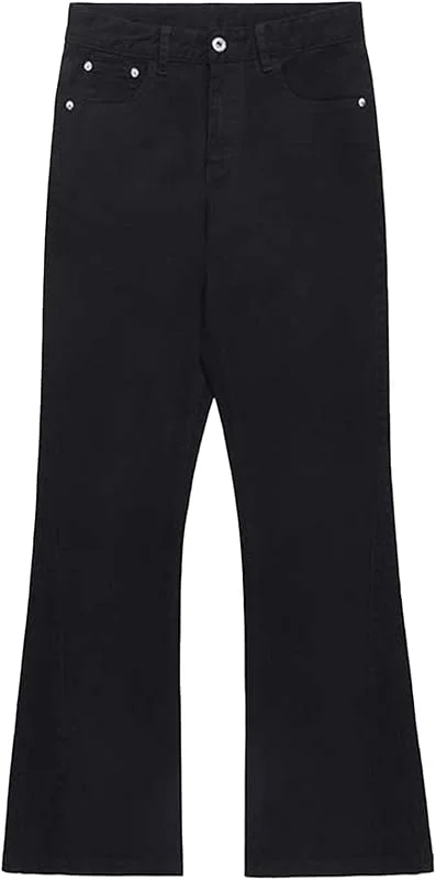 Générique Pantalons éVaséS DéContractéS Vintage pour Hommes Pantalon en Jean éVasé Taille Haute pour Homme Jeans Slim Stretch pour Hommes — Vetements ski