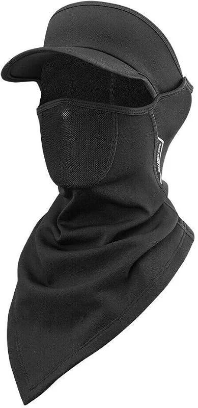 ROCKBROS Cagoule de Moto Vélo VTT d’Hiver Balaclava Cache Cou Sport Masque Cyclisme Homme Femme Coupe-Vent Noir — Equipement ski