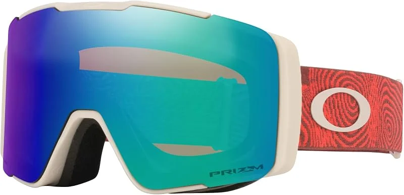 Oakley Line Miner Pro M Low Bridge Lunettes de ski avec verres Prizm Argon Iridium et Prizm Torch Iridium et étui à lunettes — Equipement ski