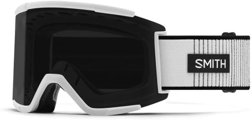 Smith Optics Squad Lunettes de ski et snowboard XL White Fade Out – ChromaPop Sun Black — Equipement ski