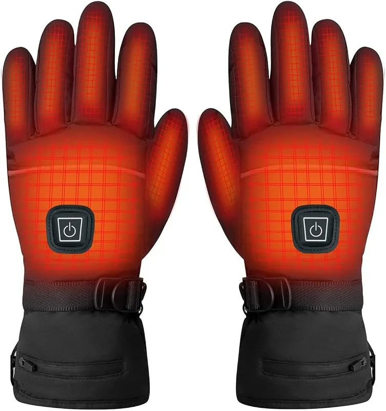 Gants chauffants pour écran tactile - Chauffe-mains pour homme et femme - Pour ski, snowboard, cyclisme, randonnée — Vetements ski
