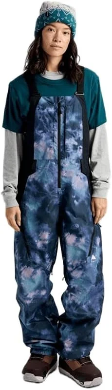 Burton - Salopette De Ski, snow Reserve 2l Atlantic Teal Spring Frost Femme - Femme - Bleu — Vetements ski