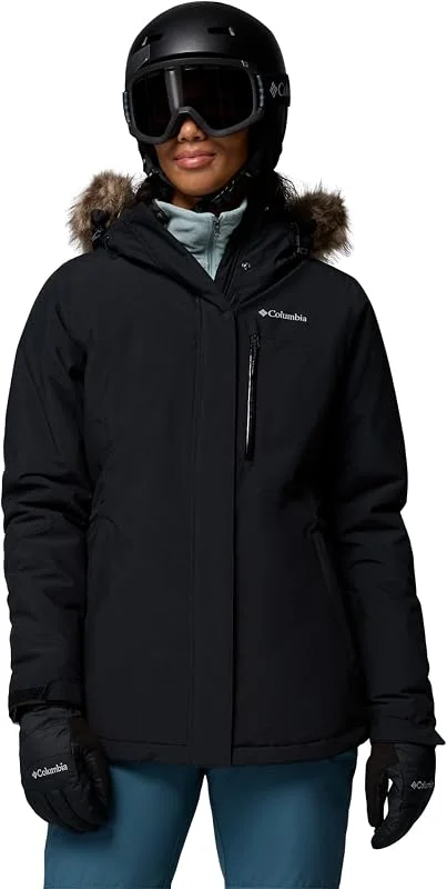 Columbia Manteau isolant Ava Alpine II, isolation thermique, matériau respirant, imperméable, détails réglables, fausse fourrure amovible, poches pratiques - Femmes — Vetements ski