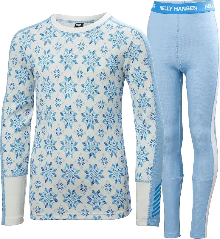 Helly Hansen Jr Graphic LIFA Merino Set Baselayer Set Mixte Enfant (Lot de 1) — Vetements ski