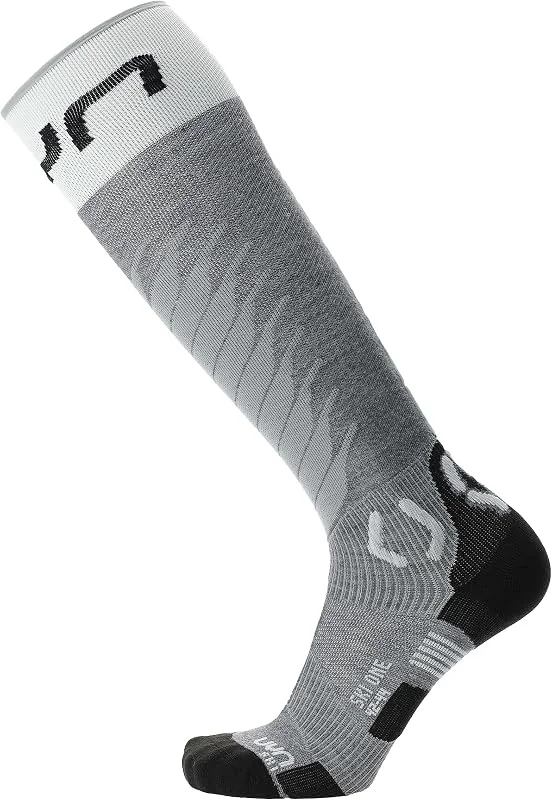 UYN Chaussettes de ski Comfort One en laine mérinos – Sans bord-côte, Ergonomiques, Isolantes, Confort thermique et stabilité maximaux — Vetements ski