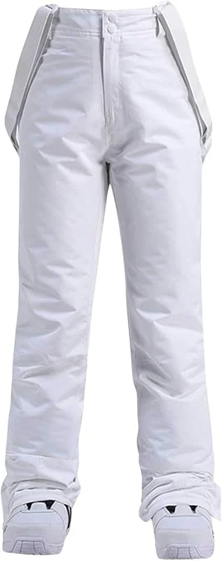 Pantalon de Neige Femme Grandes Tailles : Pantalon de Ski Pantalon de Neige Coupe-Vent Hiver Pantalon de Snowboard Pantalon d'Extérieur Épaissir Sport Salopettes Pantalon Softshell Chaud — Vetements ski