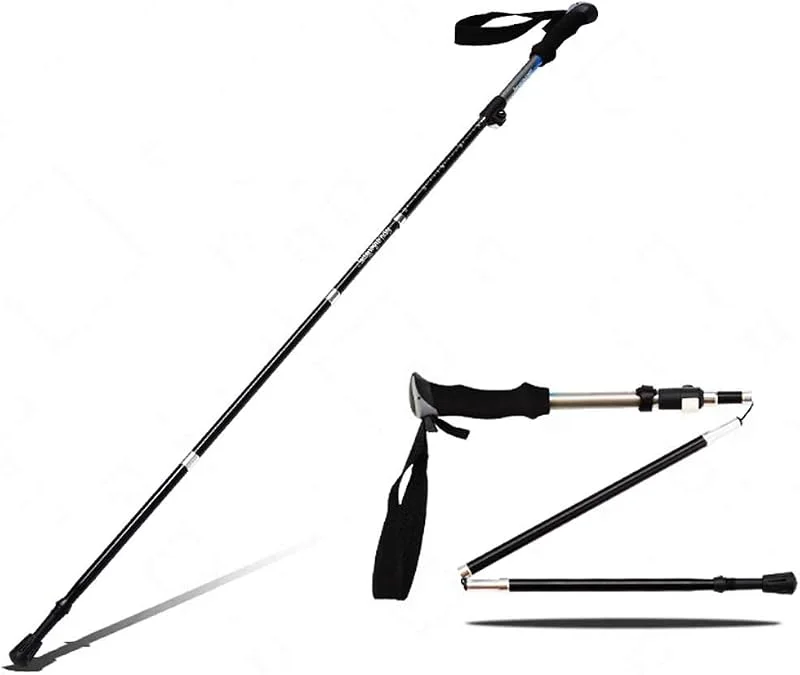 Bâtons De Randonnée 1 Paire, Librement Réglable, Démontage Rapide, Facile à Utiliser, Facile à Transporter, Ultra-léger, Matériaux De Haute Qualité, Utilisation Durable — Equipement ski