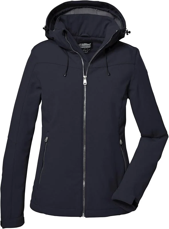 Killtec Damen Softshelljacke Veste softshell, veste d'extérieur avec capuche amovible Femme — Vetements ski