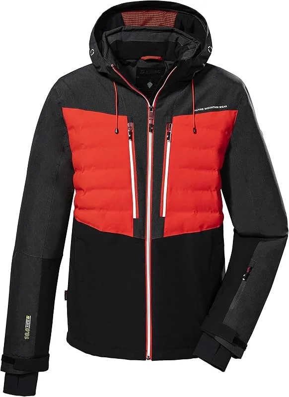 Killtec Ksw 53 Mn Ski Jckt Veste de ski, fonctionnelle avec capuche et jupe pare-neige Homme — Vetements ski
