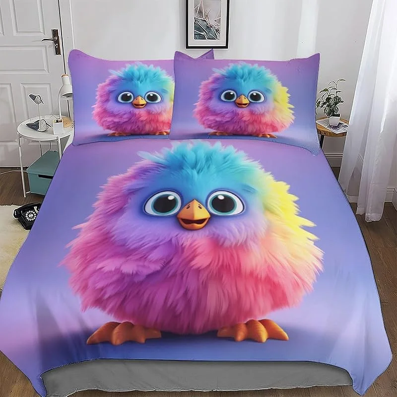 Cpoulet du sei Parure De Lit - Microfibre 3 Pièces - Housse De Couette Douce Fermeture Éclair - Linge De Lits avec Taies d'oreiller pour Enfants Adultes Double (200x200cm) — Equipement ski