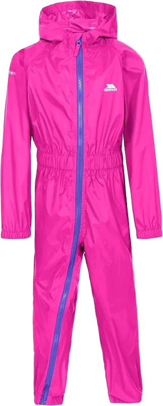 Trespass Button Mixte combinaison de ski à capuche poches extérieur — Vetements ski