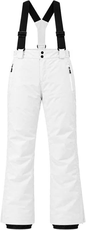 HOTIAN Pantalon de ski pour homme - Imperméable - Pantalon de neige - Respirant et chaud - Pantalon d'extérieur - Bretelles - Pantalon de neige - Pantalon d'hiver - Pantalon de snowboard - Pantalon de — Vetements ski