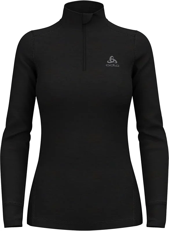 Odlo Femme Merino 200 Half Zip Manches Longues — Vetements ski