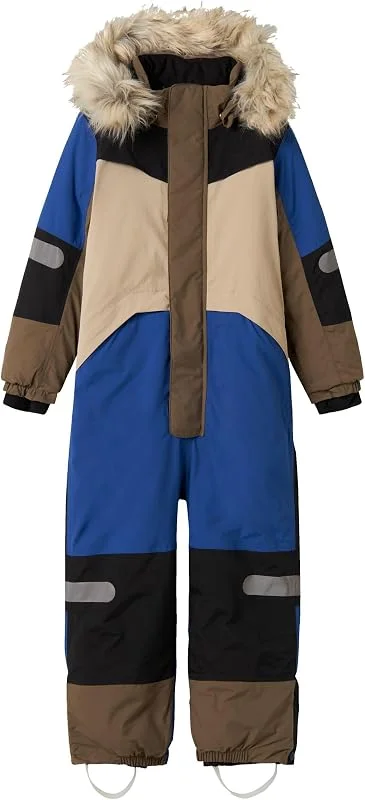 NAME IT Nmnstorm12 Ski Suit Block Fo Nmnstorm12 Block Fo Combinaison de Ski Mixte Enfant (Lot de 1) — Vetements ski