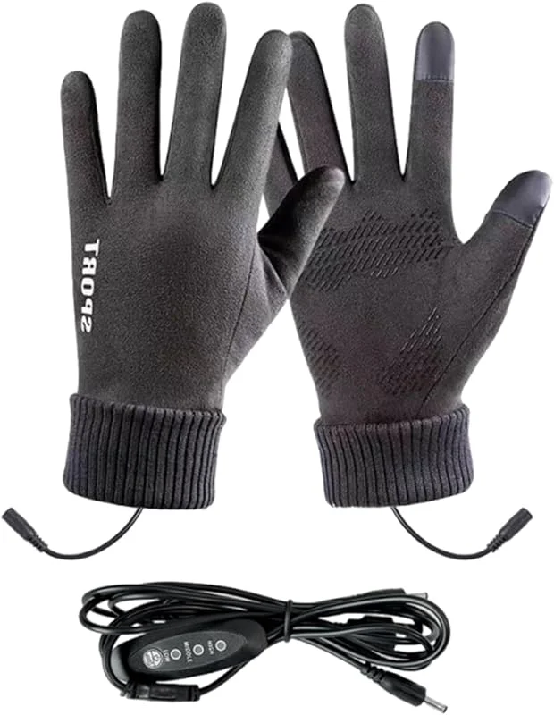 Gants Chauffants Rechargeables Moufles à Écran Tactile Chauffage USB — Vetements ski