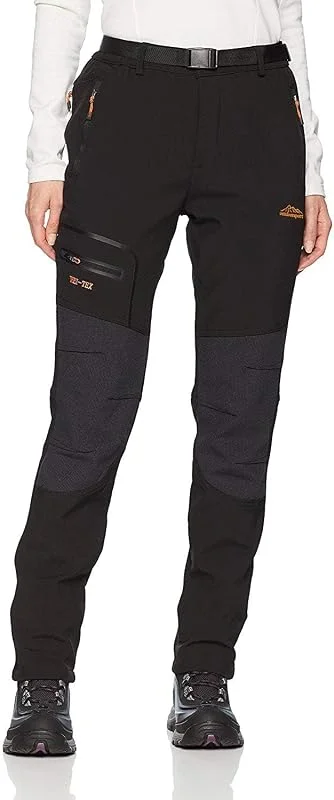 BenBoy Femme Pantalon Ski Imperméable Randonnée Softshell Pantalon Montagne — Vetements ski
