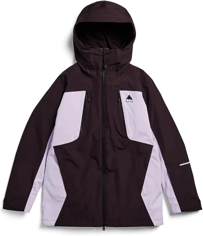 Burton - Veste De Ski, Snow Reserve 2l 3-in-1 Bear Hug Brown Moondust Purple Femme - Femme - Marron — Vetements ski