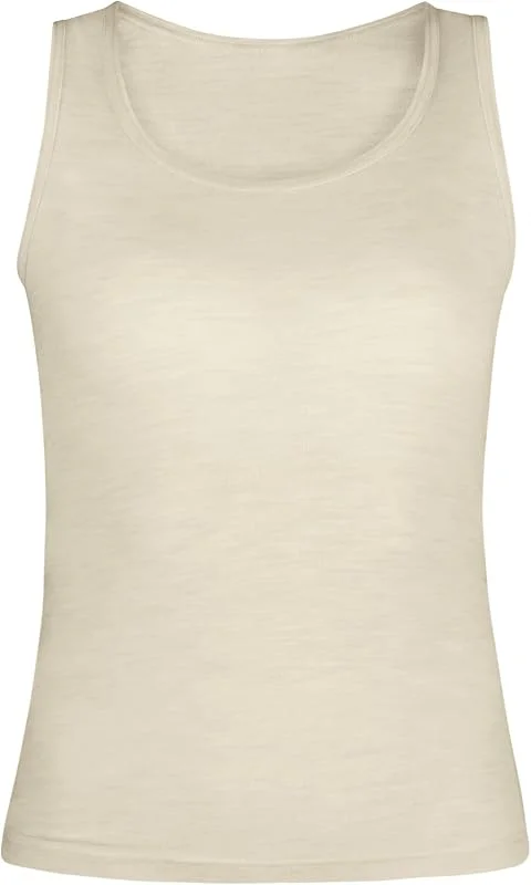 Utenos Chemise sans manches en laine mérinos ultra douce pour femme Fabriquée en UE — Vetements ski