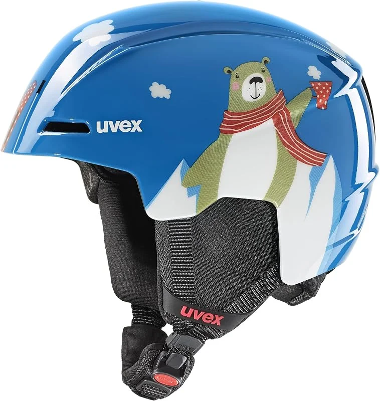 uvex viti Casque de Ski Enfant Unisexe, Blue Bear, 46-50 cm — Equipement ski
