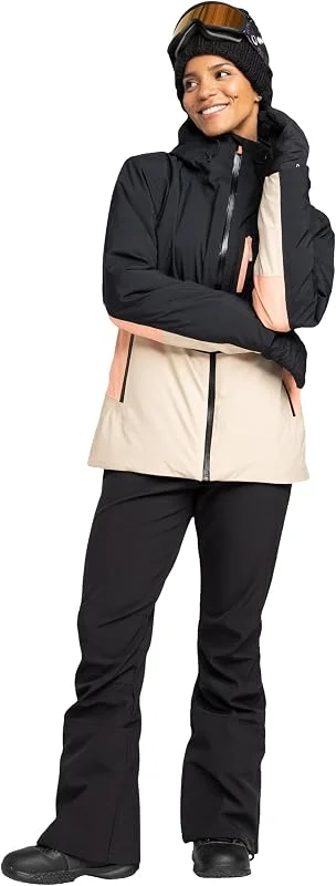 Roxy Ski Jacket – 10k Waterproof, Insulated, Pfas-free, Stretch, Recycled Fabric Jacket Femme (lot de 1) — Vetements ski