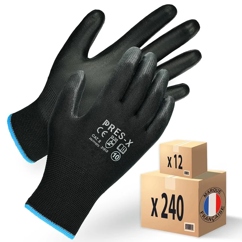 Gant de Travail Homme en Polyuréthane (12 Paires) Taille 10-L — Vetements ski