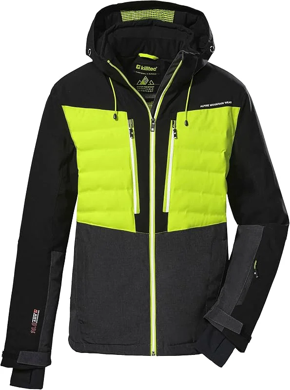 Killtec Ksw 56 Mn Ski Jckt Veste de ski, veste fonctionnelle avec capuche amovible et pare-neige Homme — Vetements ski