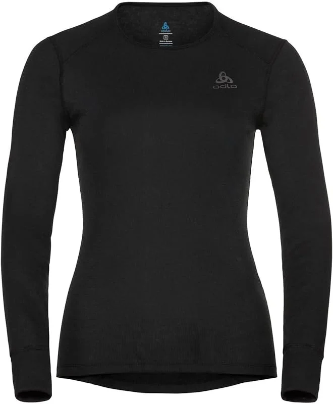 Odlo Active Warm Haut Thermique Manches Longues col Rond Femme — Vetements ski