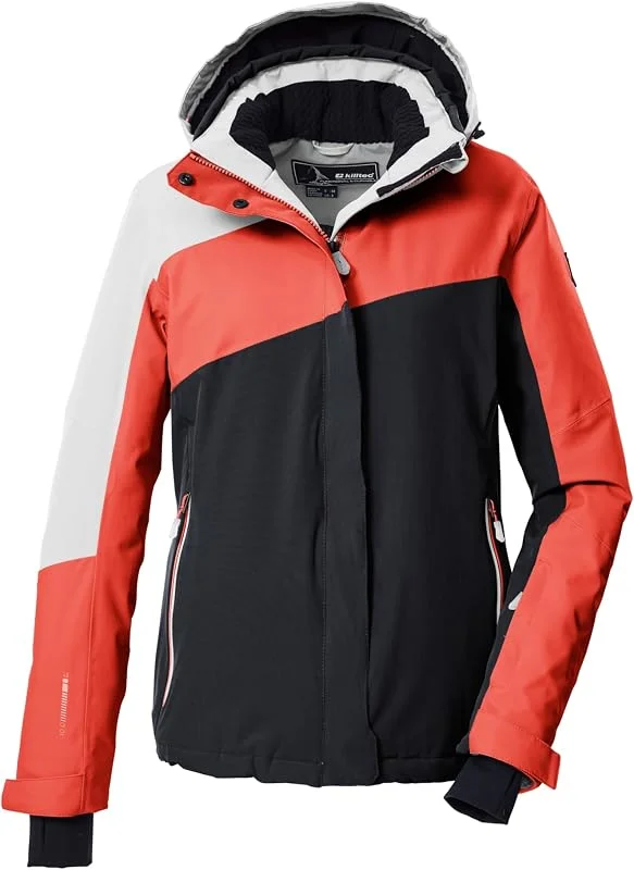 killtec Femme Veste de Ski Capuche Amovible KSW 26 WMN SKI JCKT — Vetements ski