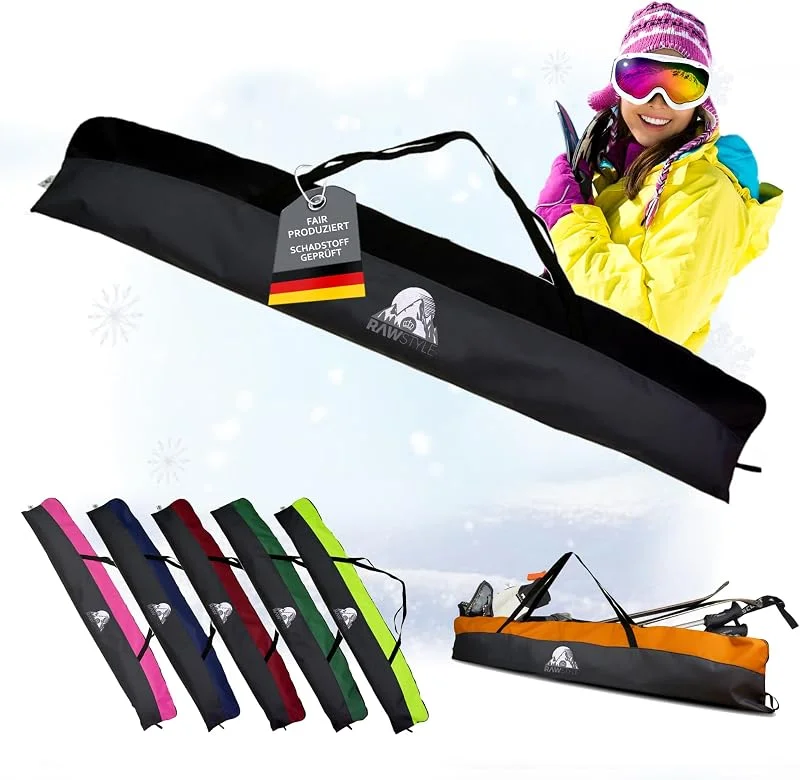 Rawstyle Sac de Ski pour Adultes - Étanche - 160 cm ou 180 cm - Modèle 2 — Equipement ski