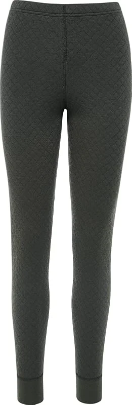 Thermowave Pantalon caleçon sous-Couche Thermique 330 GSM Merino 3 en 1 en Laine mérinos pour Femme - Bas Thermique Tissu mèche Extra Chaud - sous-vêtement Thermique avec Large Ceinture, M — Vetements ski