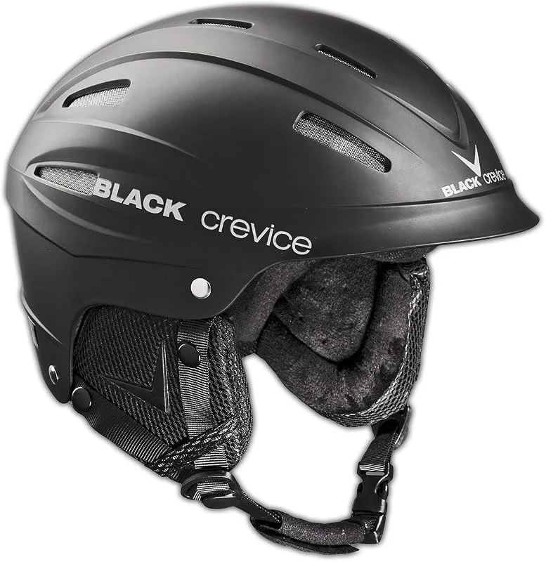 Black Crevice Skihelm Ischgl Casque de Ski. Mixte — Equipement ski