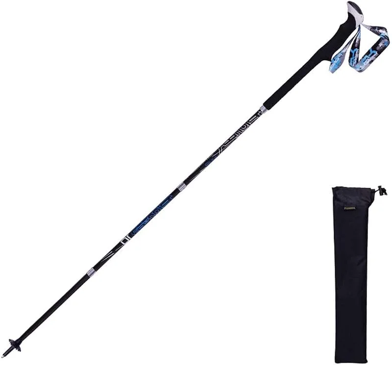 Bâtons De Marche Télescopique Ultraléger 196g Eva Liège Respirant Poles Trekking Antichoc Antidérapant, Envoyer Un Sac De Rangement — Equipement ski