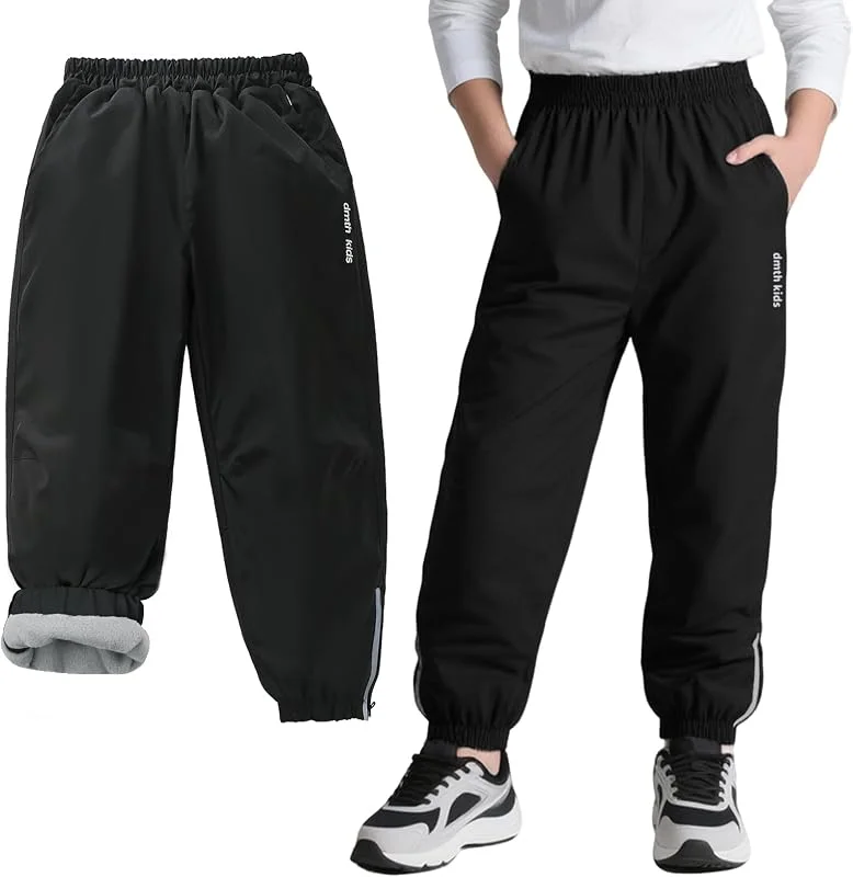Imperméable Pantalon Softshell Chaud Doublé Polaire pour Enfant — Vetements ski